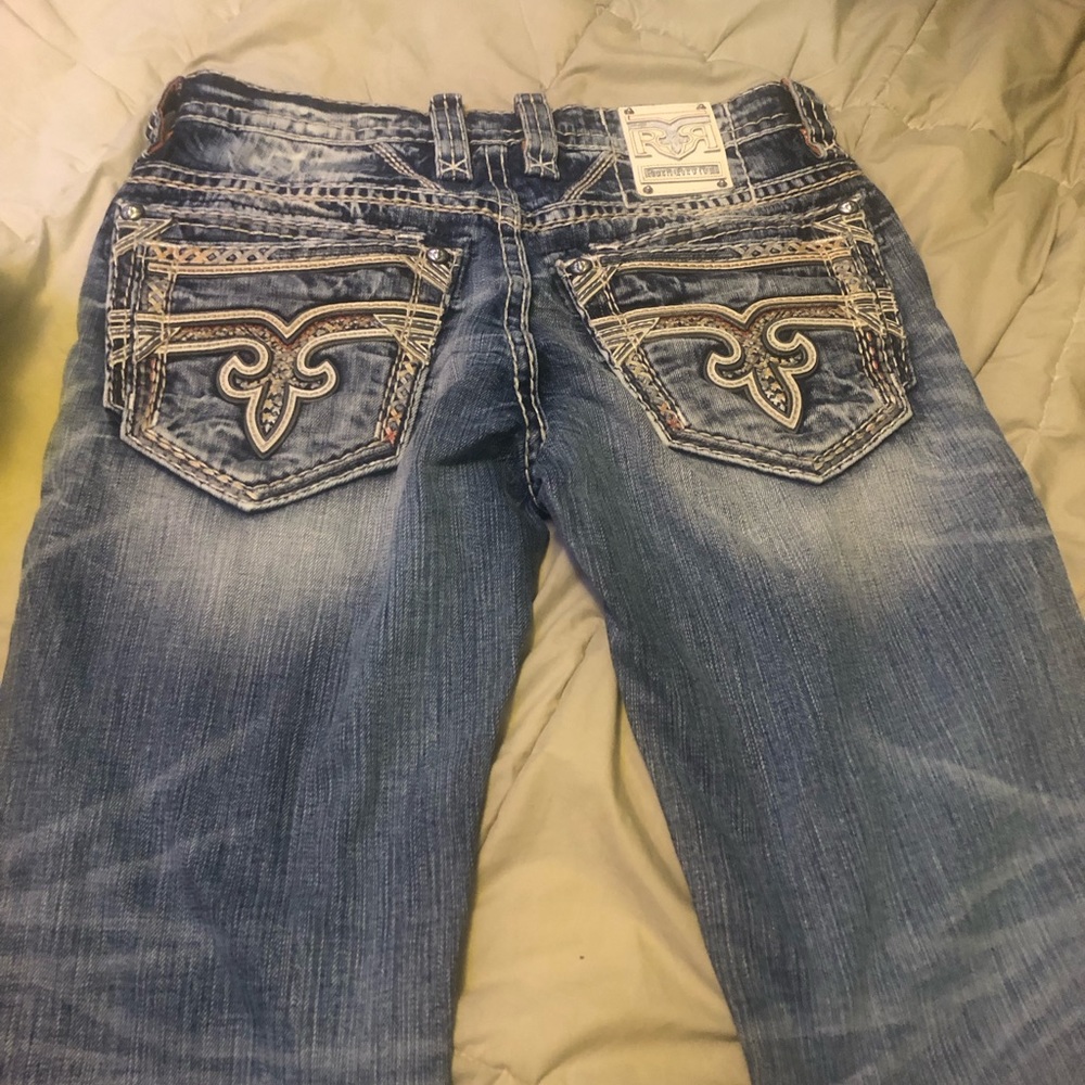 The cashew Jean by rock revival one pair only new never worn